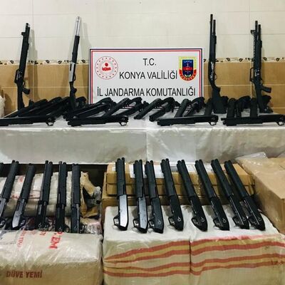 173 adet av tüfeği! Öyle bir yerden çıktı ki!