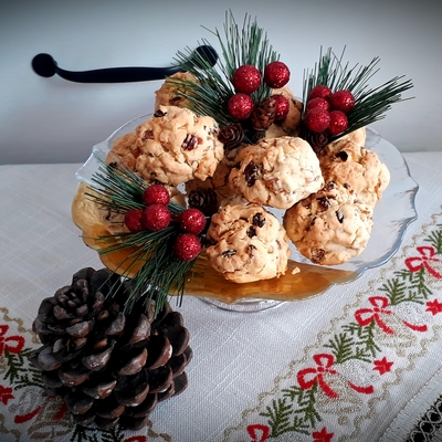 Mısır gevrekli meyveli kurabiye