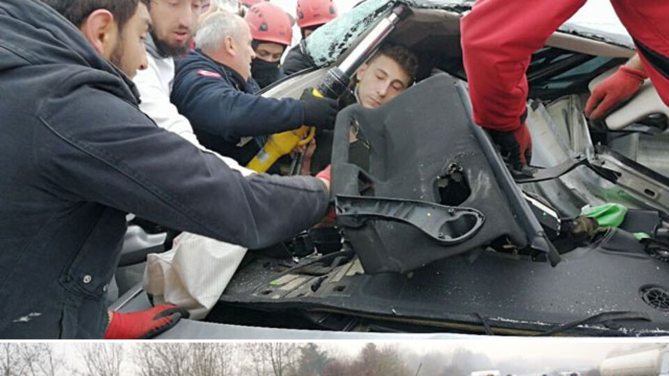 Bu araçtan sağ çıktılar! Bunun adı: Mucize!
