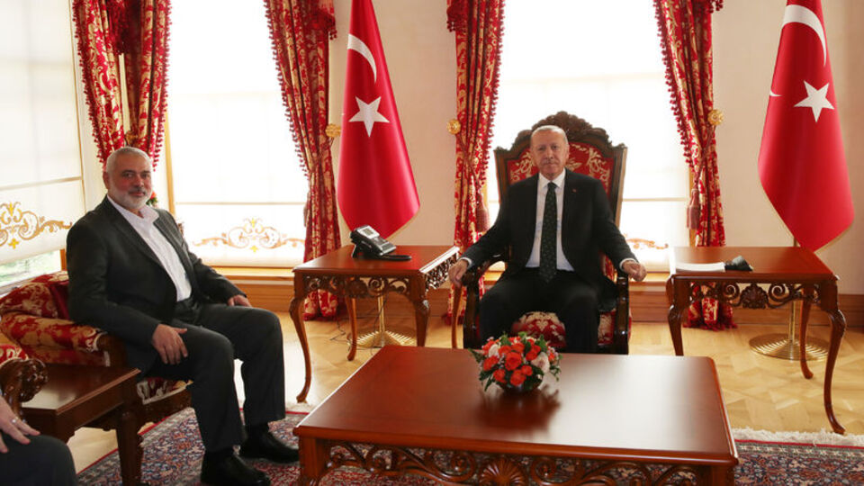 Cumhurbaşkanı, Haniye'yi kabul etti