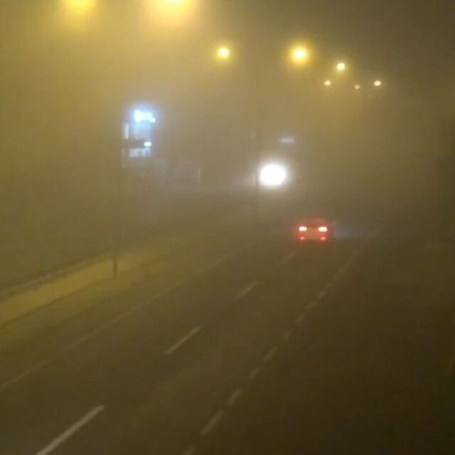 Silivri'de yoğun sis
