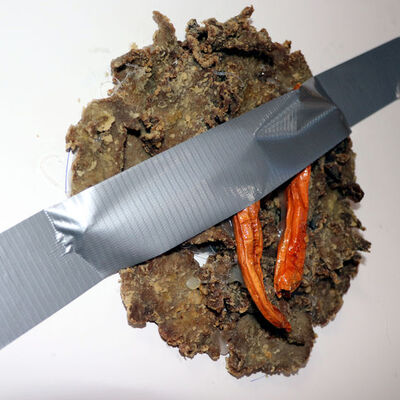 Bu da duvarda tava ciğer