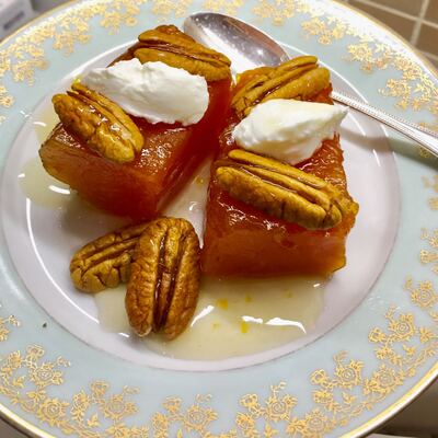 Pikan cevizli kabak tatlısı