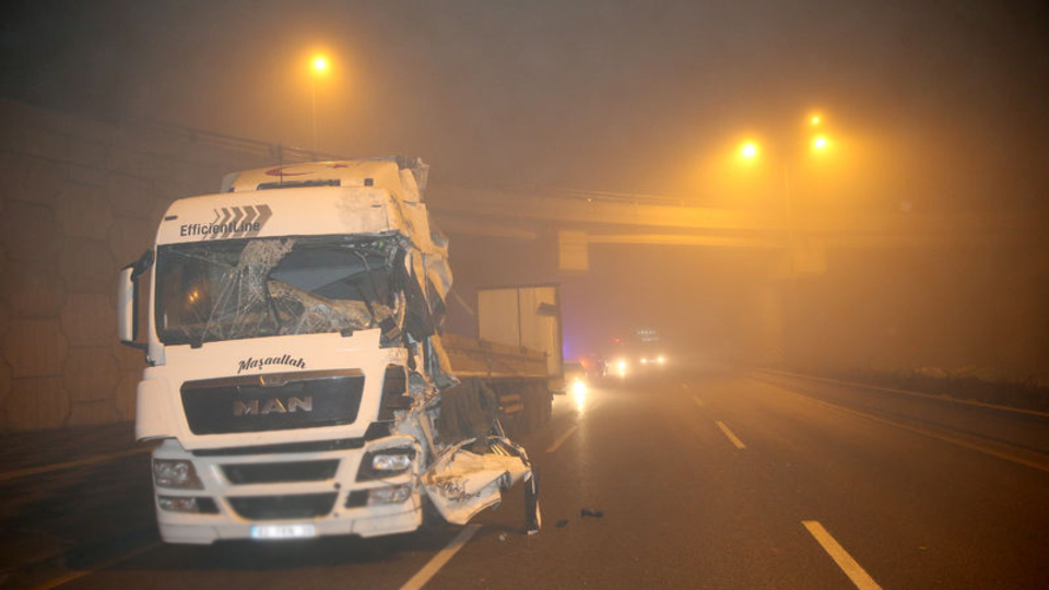 Ankara'da TIR kazası: 1 ölü