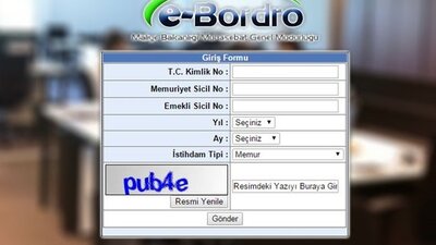 e-Bordro Aralık 2019 maaş görüntüle!