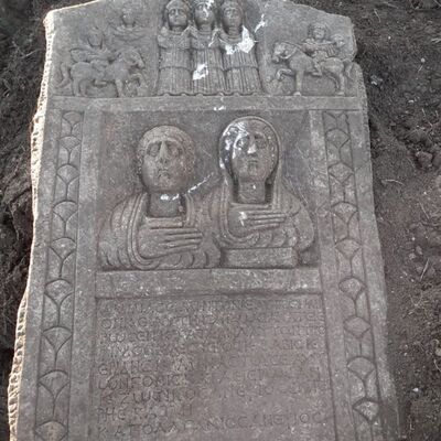 Traktörün pulluğuna takıldı