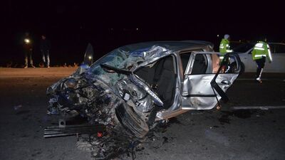 Aksaray'da korkunç kaza: 3 ölü, 2 yaralı