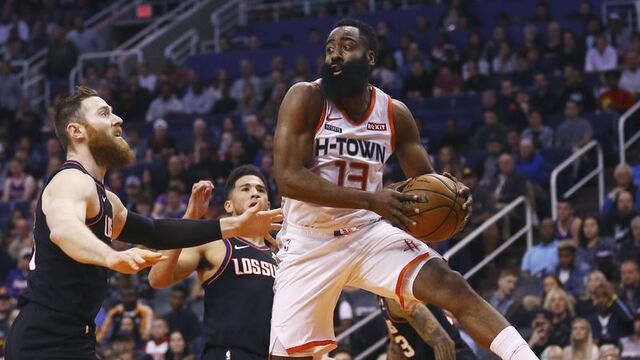 Rockets, Suns'ı Harden'la yıktı