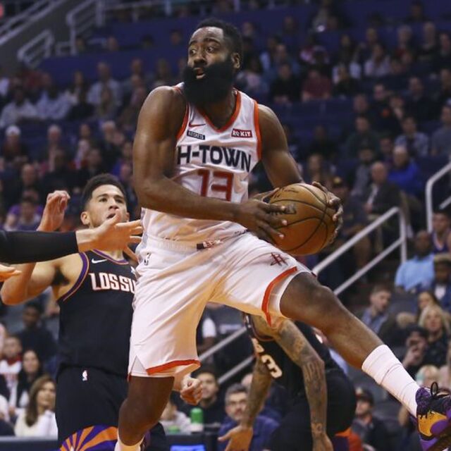 Rockets, Suns'ı Harden'la yıktı