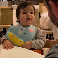 Arda ve oğlunun keyifli anları