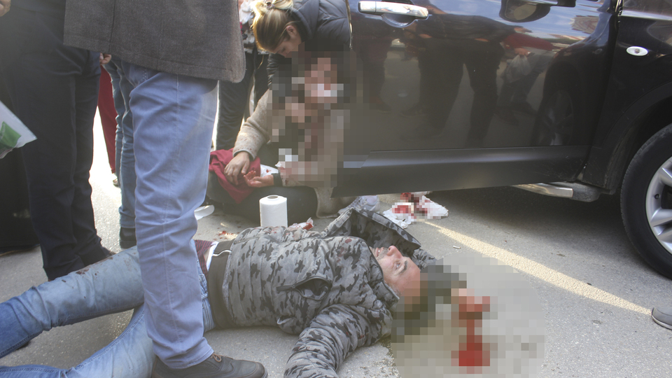 Direksiyon başında vahşet!