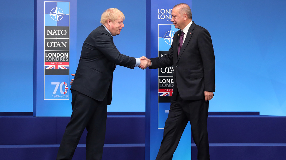 Cumhurbaşkanı Erdoğan, Boris Johnson'la görüştü
