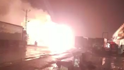 Şiddetli sağanak trafoyu patlattı!