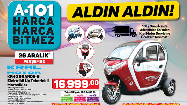 A101 26 Aralık Aktüel ürünler kataloğu 2019!