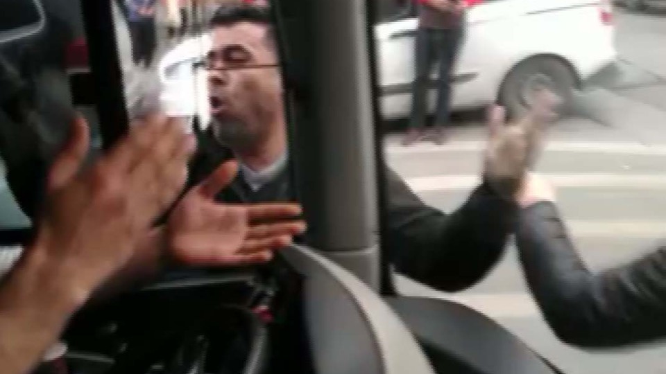 İETT otobüsünde korku dolu anlar!