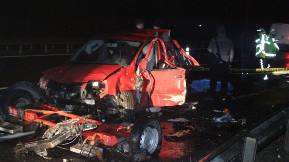 TEM'de korkunç ölüm!