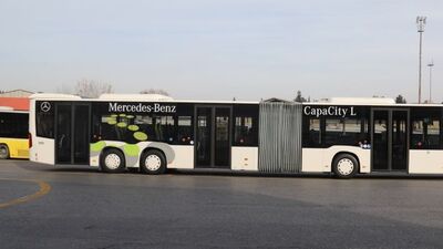 Yeni metrobüs aracı test aşamasında