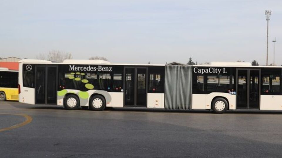 Yeni metrobüs aracı test aşamasında