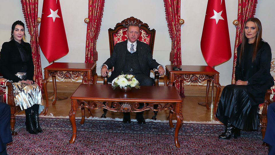 Cumhurbaşkanı Erdoğan, Yener ve Akalın'ı kabul etti