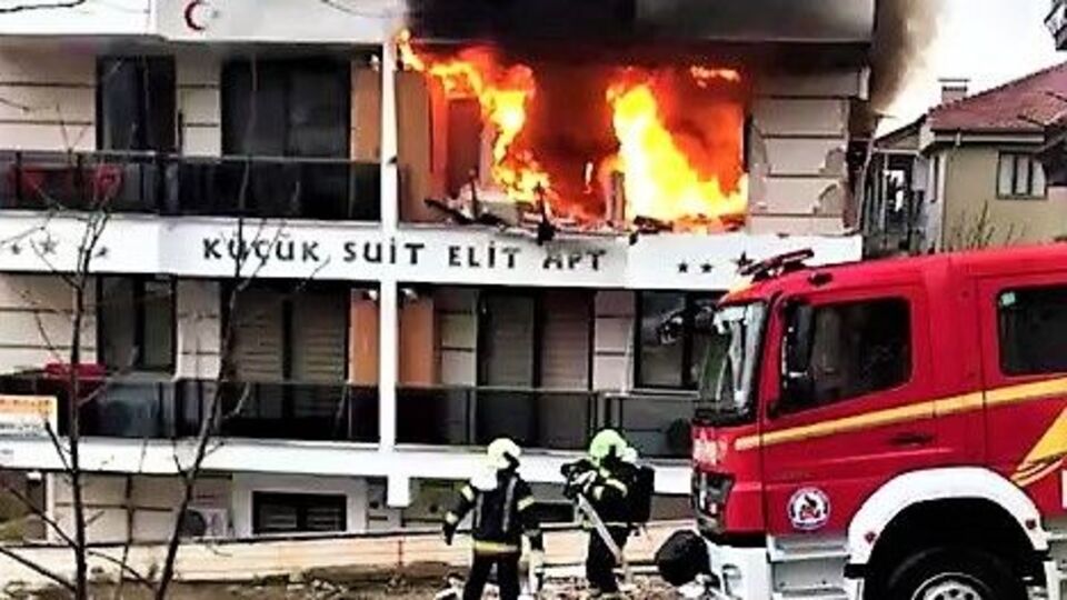 Denizli'de doğalgaz patlaması