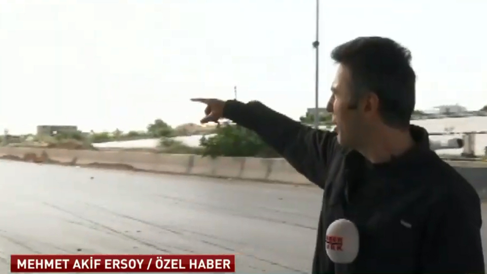 Habertürk ekibi Libya'da ateş hattında