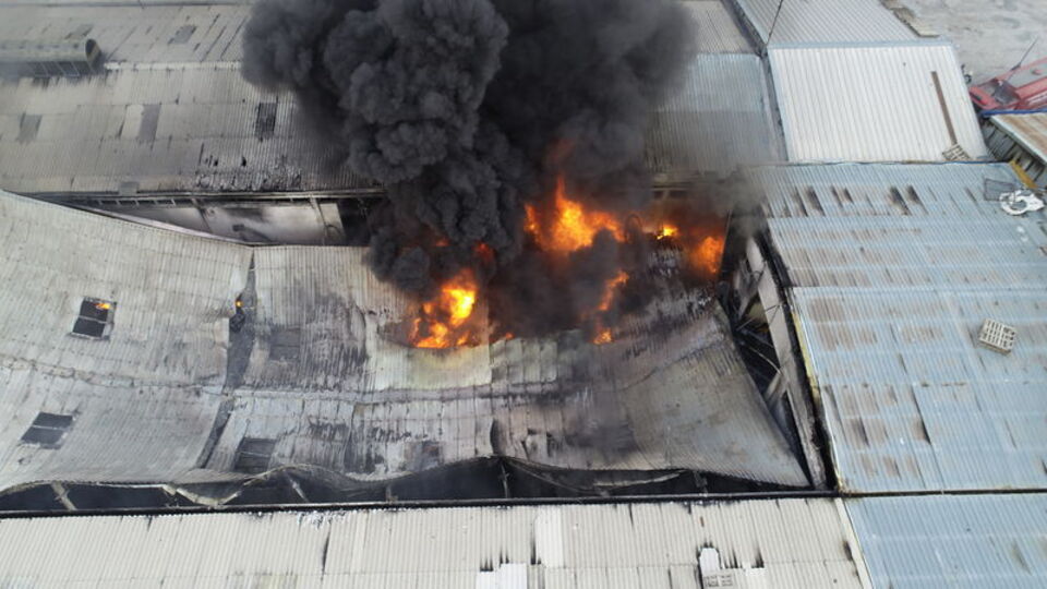 Kayseri'de korkutan yangın