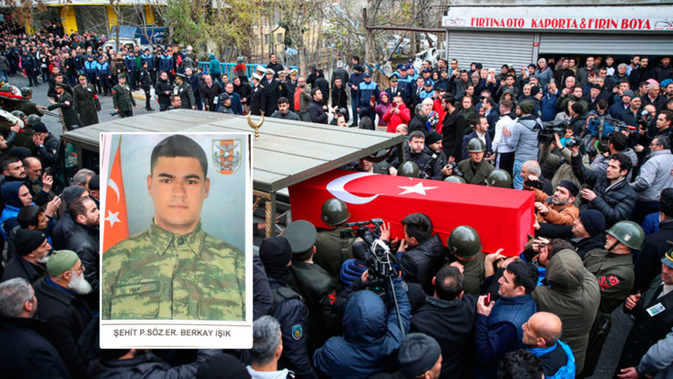 Şehit Berkay, memleketine uğurlandı...