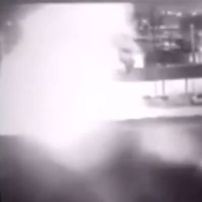 İşte Süleymani'nin vurulma anı! Alev topu!