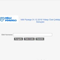 Milli Piyango Yılbaşı çekiliş sonuçları 2020