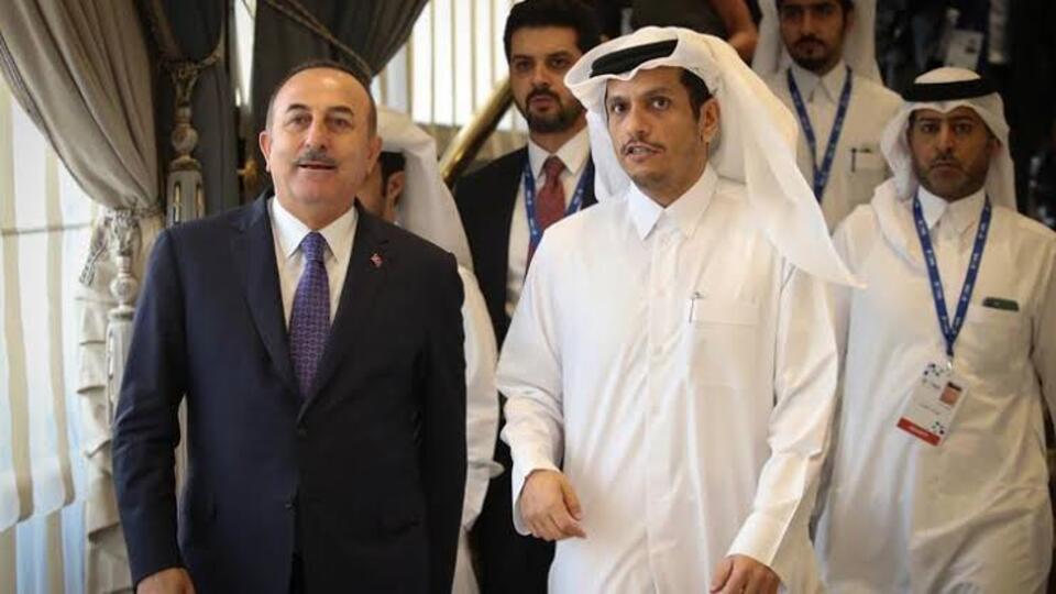 Dışişleri Bakanı Çavuşoğlu Katarlı mevkidaşı ile görüştü