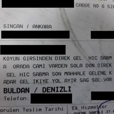 Bakın kim yazmış!
