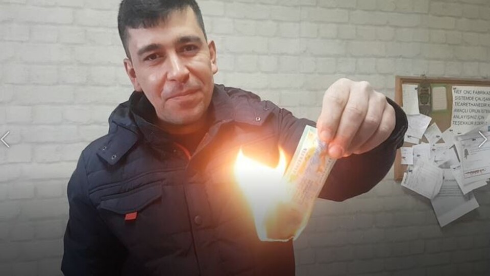 20 bin TL ikramiye çıkan biletini yaktı!