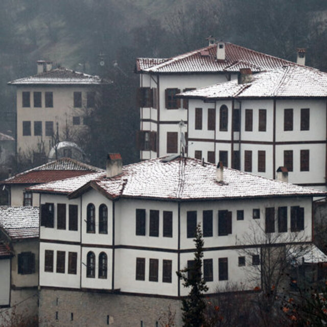 Safranbolu beyaza büründü