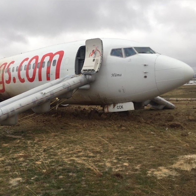 Pistten çıkan uçak için hassas çalışma