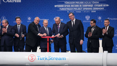 Cumhurbaşkanı Erdoğan'dan 'TürkAkım' paylaşımı