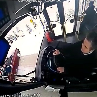 Genç avukatın kaza anı ortaya çıktı!