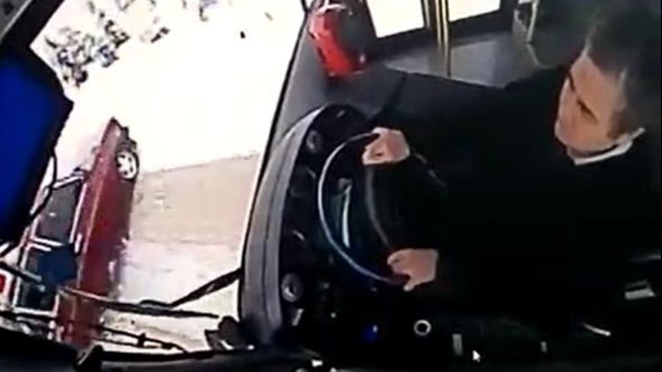 Genç avukatın kaza anı ortaya çıktı!