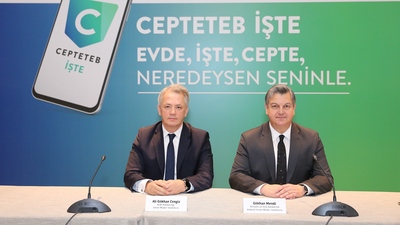 CEPTETEB artık 'işte'