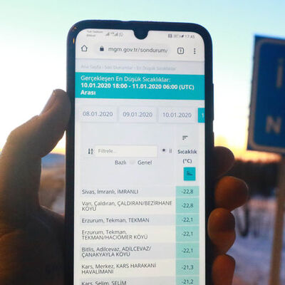 Türkiye'nin en soğuk yeri