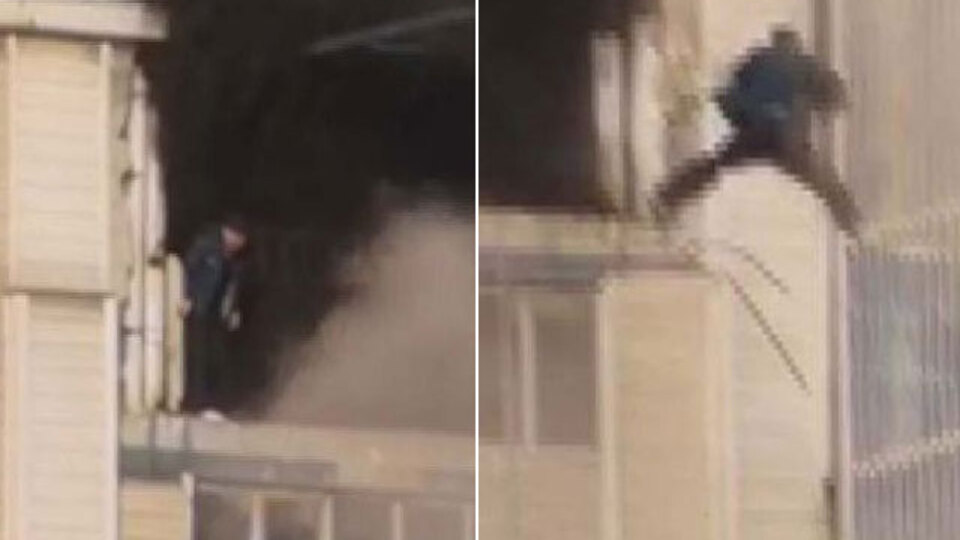 Akılalmaz olay! Alevlerin arasında!