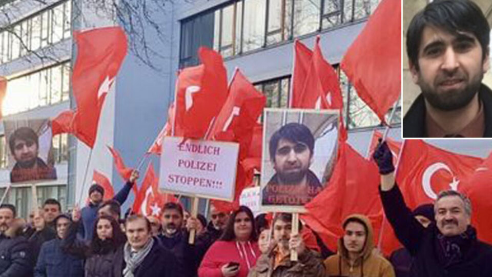 "7 yılda 8 Türk katledildi!" Alman polisine prostesto!