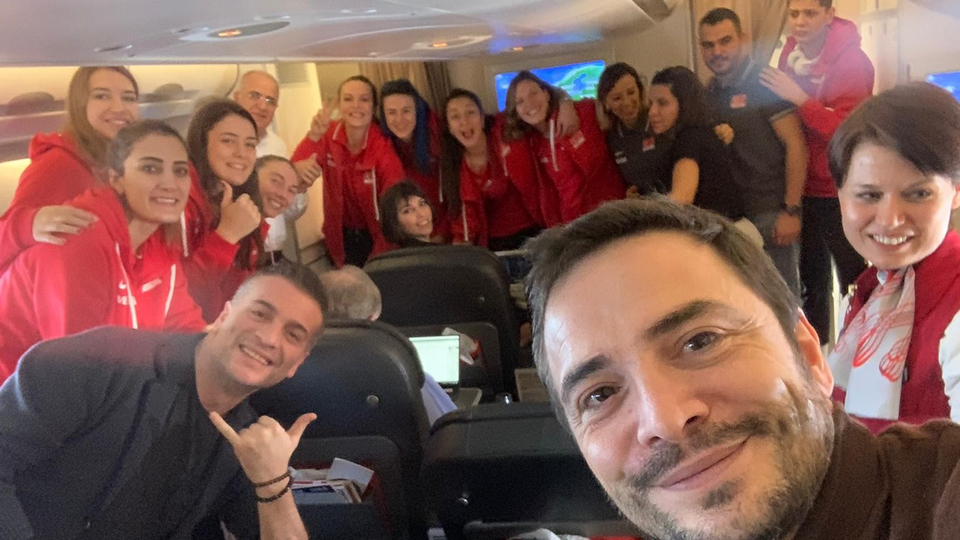 Sporcuların sevincine ortak oldular