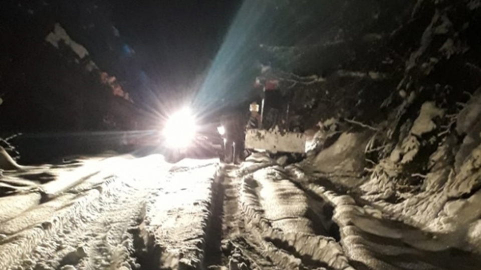 Karabük'te 8 kişi karda mahsur kaldı