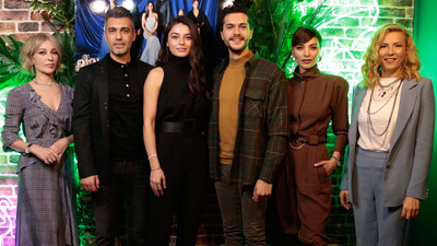 'Zemheri' ekibi ilk bölüm heyecanını birlikte yaşadı