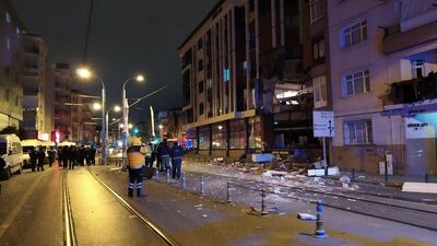 Güngören'de doğalgaz patlaması!