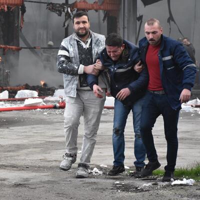 Fabrikada yangın! İşçiler kahroldu!