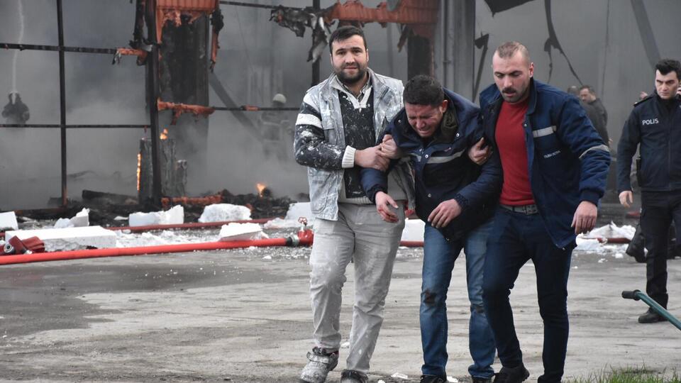 Fabrikada yangın! İşçiler kahroldu!