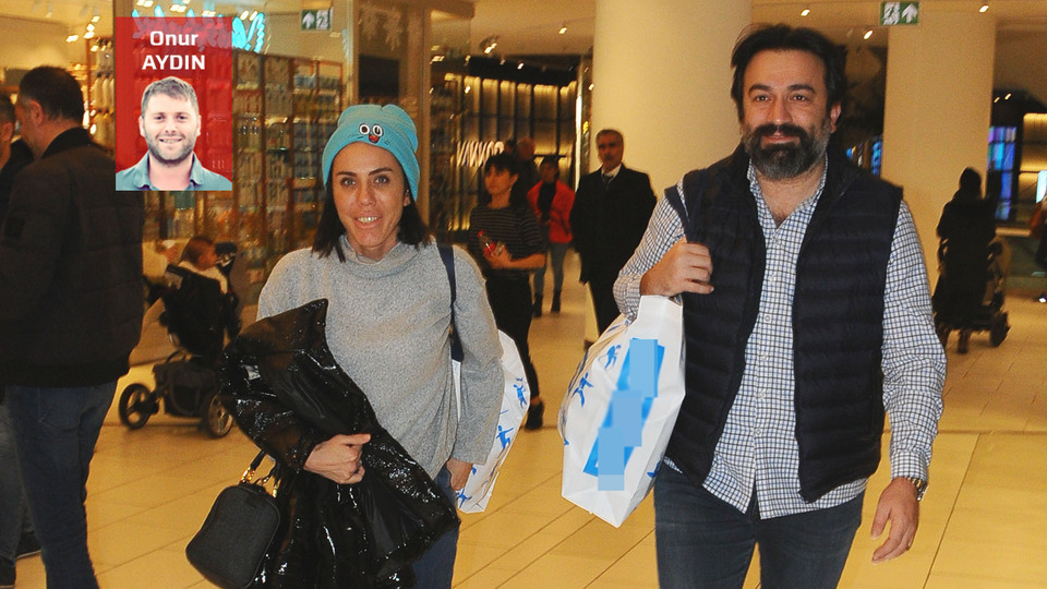 Ünlü çift alışverişte