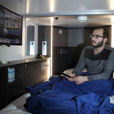 Sabiha Gökçen'e modern uyku kabini!