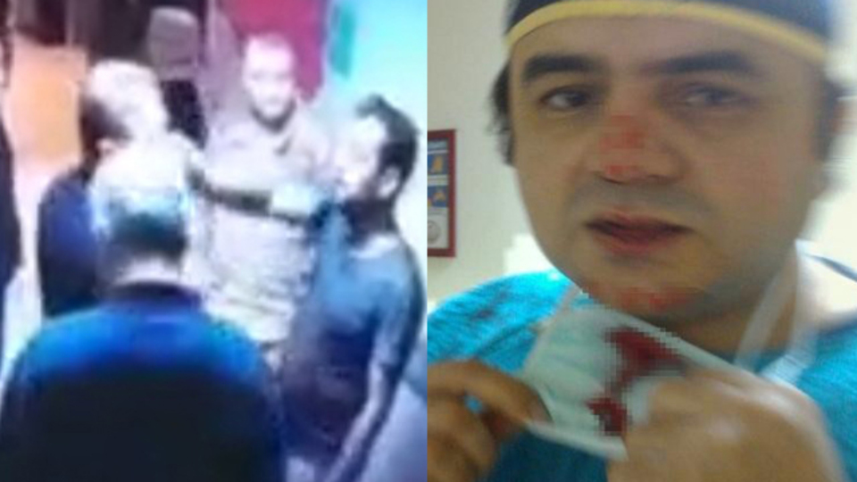 Hastanede dehşetin görüntüleri ortaya çıktı!